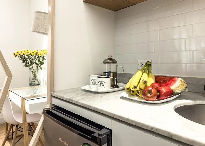 Cute Quiet Studio, Smart Tv, Six Flags 1 Km *