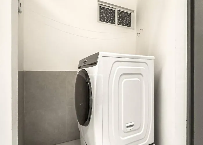 Cute Quiet Studio, Smart Tv, Six Flags 1 Km *